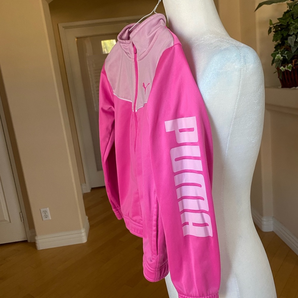 Puma Kids Jacket in Pink - Picture 3 of 5